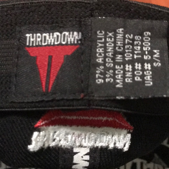 Authentic “THROWDOWN” MMA Logo Black Cap/Hat - Picture 10 of 10